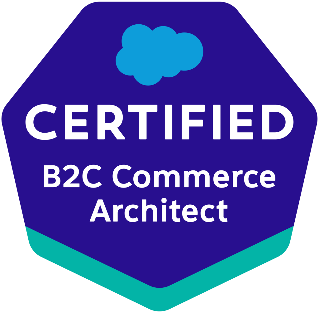 badge certification b2c commerce architect